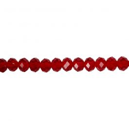 Facet kralen, afm 5x6 mm, gatgrootte 1 mm, 100 stuk/ 1 doos [HOB-61687]