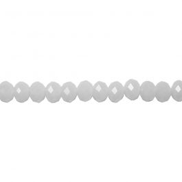 Facet kralen, afm 5x6 mm, gatgrootte 1 mm, mat, 100 stuk/ 1 doos [HOB-61688]