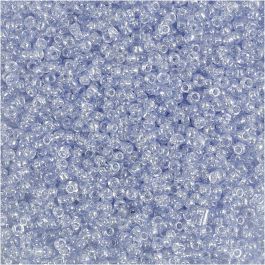 Rocailles, d 1,7 mm, afm 15/0, gatgrootte 0,5-0,8 mm, lichtblauw, 25 gr/ 1 doos [HOB-686770]