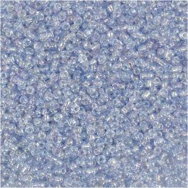 Rocailles, d 1,7 mm, afm 15/0, gatgrootte 0,5-0,8 mm, lichtblauw, 25 gr/ 1 doos [HOB-686790]