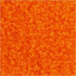 Rocailles 2-cut, d 1,7 mm, afm 15/0, gatgrootte 0,5 mm, transparant oranje, 25 gr/ 1 doos [HOB-687860]