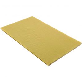 Bijenwas vellen, afm 20x33 cm, dikte 2 mm, naturel, 1 stuk [HOB-73202]