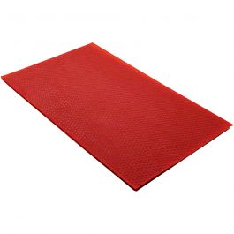 Bijenwas vellen, afm 20x33 cm, dikte 2 mm, rood, 1 stuk [HOB-73206]