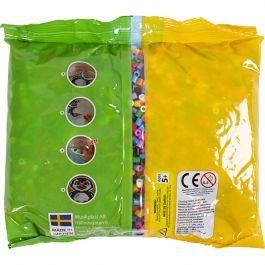 Strijkkralen, afm 5x5 mm, gatgrootte 2,5 mm, medium, standaardkleuren, 6000 div/ 1 doos [HOB-752221]