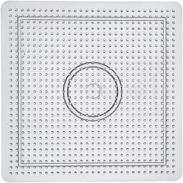 Onderplaat, afm 14,5x14,5 cm, medium, helder, 1 stuk [HOB-753010]
