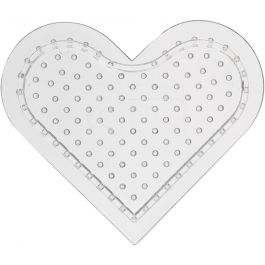 Onderplaat, klein hart, afm 7 cm, medium, 10 stuk/ 1 doos [HOB-753081]