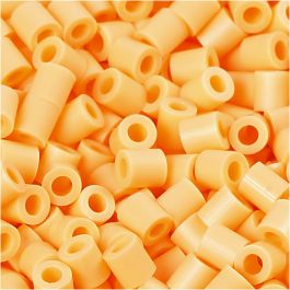 Foto kralen, afm 5x5 mm, gatgrootte 2,5 mm, medium, lichtoranje (26), 1100 stuk/ 1 doos [HOB-755260]