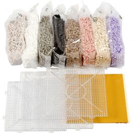 Starterset Foto kralen, medium, diverse kleuren, 14000 stuk, 1 set [HOB-75597]
