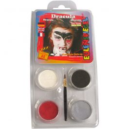 Eulenspiegel Schmink - Motieven set, dracula, diverse kleuren, 1 set [HOB-76104]