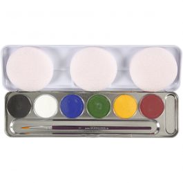 Schmink, diverse kleuren, 6 kleur/ 1 set [HOB-76135]