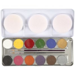 Schmink, diverse kleuren, 12 kleur/ 1 set [HOB-76136]