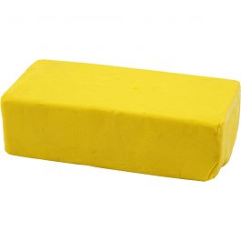 Boetseerklei, afm 13x6x4 cm, geel, 500 gr/ 1 doos [HOB-78683]
