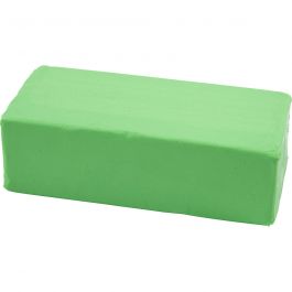 Boetseerklei, afm 13x6x4 cm, neon groen, 500 gr/ 1 doos [HOB-78688]
