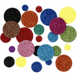 EVA Foam cirkels, d 12+20+32 mm, 150 div/ 1 doos [HOB-790220]