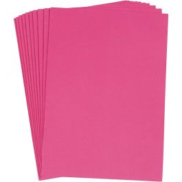 EVA-foam, A4, vel 210x297 mm, dikte 2 mm, roze, 10 vel/ 1 doos [HOB-79042]