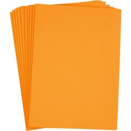 EVA-foam, A4, 210x297 mm, dikte 2 mm, oranje, 10vel/ 1 doos [HOB-79045]