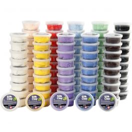 Silk Clay®, diverse kleuren, 10 Doosje/ 1 doos [HOB-79145]