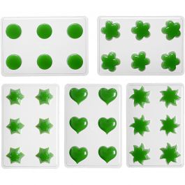 Drijfkaarsen gietvorm, bloem, hart, zon, ster, rond, 1set/ 1 set [HOB-79252]