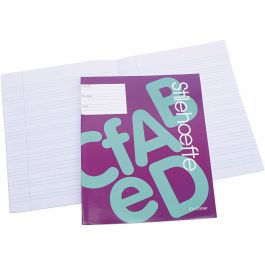 Werkboek met gelinieerd papier, A1,A2,A3,A4,A5,A6,A7,C6,C7,z-fold,Z-folded, afm 17x21 cm, 64 , 70 gr, 25 stuk/ 1 doos [HOB-115230]