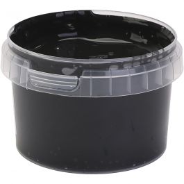 PRIMO Vingerverf, zwart, 250 ml/ 1 fles [HOB-630184]