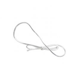 Versierelastiek Metallic Zilver 20cm (50 stuks) [8MS]