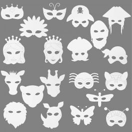 Maskers, 64 stuk/ 1 doos [HOB-95266]