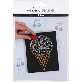Mini Creatieve Set, ijsje in hoorn, 1 doos [HOB-977216]