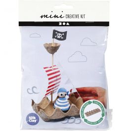 Creative mini kit, Eierdoos piratenschip, 1 doos [HOB-977433]