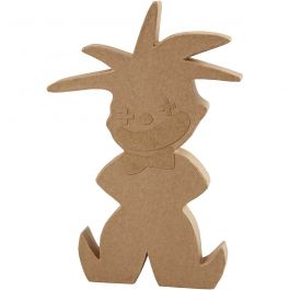 Clown, H: 24 cm, dikte 25 mm, 1 stuk [HOB-99377]