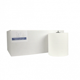 Handdoekrol Matic 2 laags 150 meter Ø21cm 100% cellulose wit T7 (6 stuks) [TK-9987469]