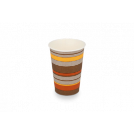 Koffiebeker karton 180cc 7.5oz Ø7 cm gestreept (2.500 stuks) [TK-9987931]