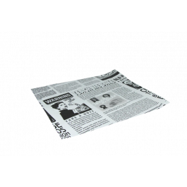 hamburgervellen vetvrij papier 33x30cm FSC®Mix krant wit (2.000 stuks) [TK-9988210]