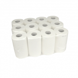 Handdoekrol Mini 1 laags 120 meter Ø19cm 100% cellulose T8 (12 stuks) [TK-9988346]