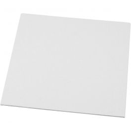Canvas Paneel, wit, afm 20x20 cm, 280 gr, 1 stuk [HOB225040]