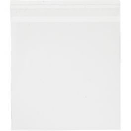 Cellofaan zakjes, H: 14 cm, B: 14,2 cm, dikte 30 my, 50 stuk/ 1 doos [HOB23955]