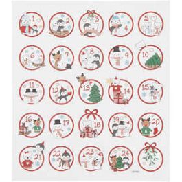 Stickers, polar fun 1-24, 15x16,5 cm, 1 vel [HOB29186]