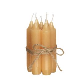 Kaarsen taps toelopend Honing 11cm hoog (set van 7 stuks) [IFS-32164]