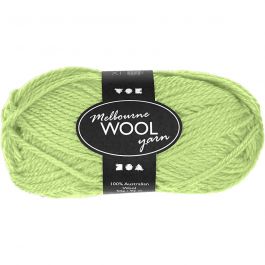 Melbourne garen, neon groen, L: 92 m, 50 gr/ 1 bol [HOB44708]