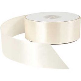 Satijnlint, crème, B: 38 mm, 50 m/ 1 rol [HOB51369]