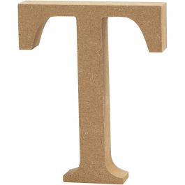 Letter, T, H: 13 cm, dikte 2 cm, 1 stuk [HOB56329]