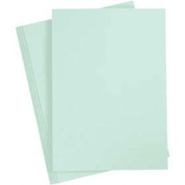 Gekleurd Karton, pastel groen, A4, 210x297 mm, 210 gr, 10 vel/ 1 doos [HOB21184]