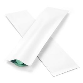 Plastic Zakken Mat Wit 3,8x15,2cm Sealbaar permanente Sluiting (100 stuks) [CRB6W]
