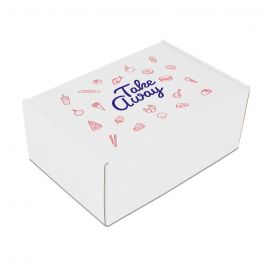 Take-away dozen 22,5x15x9cm Wit (50 st.) [FP-DP0216]
