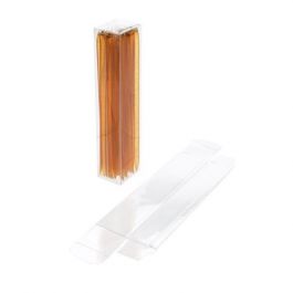 Plastic Doosjes 3,8x3,2x17,1cm Kristalhelder (25 stuks) [FPB341]