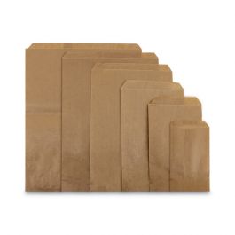 Cadeauzakjes 15x22cm Bruin (1000 st.) [FP-FPK017]