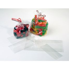 Plastic Zakken 10,2x5,4x30,5cm met zijvouw (100 stuks) [GB15]