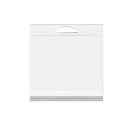 Headerbags 13,8x13,3cm Hersluitbaar en Kristalhelder (100 stuks) [HB5X5]