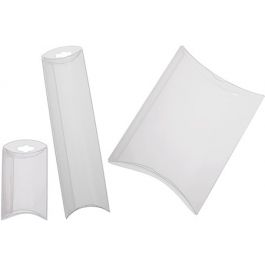 Gondeldoosjes Frost 12,7x3,8x19,1cm met optioneel Hanggat (25 stuks) [PBF108]