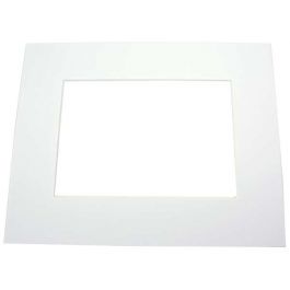 Passepartout Super Wit 8,9x14cm Venster - Buitenmaat 12,7x17,8cm Conserveringskwaliteit (25 stuks) [MS30025]