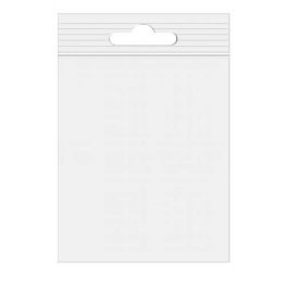 Gripzakken met Euroloch 18x23 Kristalhelder PP 50 Micron (100 stuks) [ZE79]
